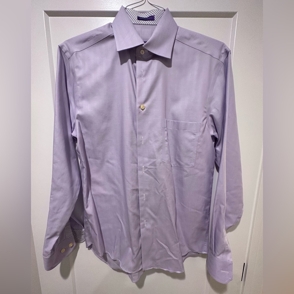 Men’s dress shirt purple slim fit